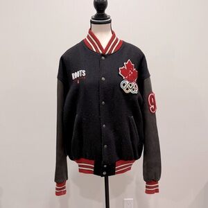 Vintage 1998 ROOTS Canada Olympic Varsity Jacket - Team Nagano Edition